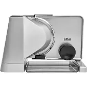 Ritter Allesschneider "solida 4", silber (silbermetallic), B:25,5cm H:25cm T:37,5cm, Allesschneider, Eco-Energiesparmotor, Allesschneider