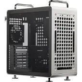 Cooler Master QUBE 540, Midi Tower, PC, Silber, ITX, micro ATX, ATX, EATX, Stahl, Gehärtetes Glas, 17,2 cm