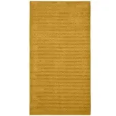 Ross Uni Handtücher Sensual Skin 9001 Zopfmuster Duschtuch 75x140 cm | senf - gelb