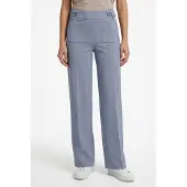 Street One Stoffhose Wide Leg Hose mit Knopf-Details