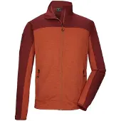 Killtec Powerstretchjacke für Herren mit verschliebaren Taschen, Größe:XXL, Farbe:Orange