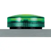Schneider Electric XB4BV63 Leuchtmelder, Harmony XB4, Metall, 22mm, grün, mit Trafo, Glühlampe BA9s, glatte Kalotte, Schraubklemme, 250V