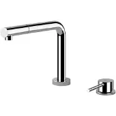 Gessi 50109, Standard, Chrom, Metall, Hebelgriffe, Einzelbild, 3/8"