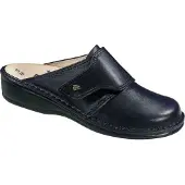 Finn Comfort Aussee Damen Clog schwarz Glattleder - Größe: 43