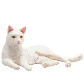 Small Foot Mojo Fun Cat Lying White, 3 Jahr(e), FARMLAND, Schwarz, Weiß, Polyvinylchlorid (PVC)