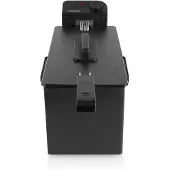 Princess Edelstahl Fritteuse 182727 mit Kaltzonenfunktion 3 L 2000 Watt schwarz