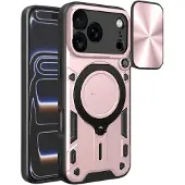 Techsuit - CamGuard Pro Hülle für iPhone 17 Pro - Roségold