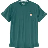 Carhartt - Force Pocket S/S T-Shirt - T-Shirt Gr S türkis