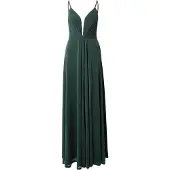 Vera Mont Abendkleid mit Lurexfaden in Dark Moss | Gr.: 36