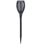 Progarden Pro Garden Solar Fackel/Taschenlampe - schwarz - mit Flammeneffekt - 49 cm