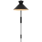 Nordlux Schlanke Wandleuchte Dial schwarz