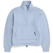 Bergans Midtli Midlayer Cropped Half Zip Women cool blue (24420) XS
