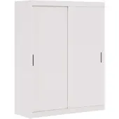 Masseno Schiebetürenschrank TELA 180/205/60cm 2-türig Weiß