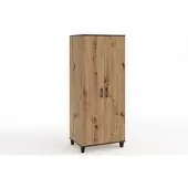Masseno Drehtürenschrank CORTEZA 80/193/56cm 2-türig Eiche Artisan