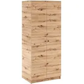 Masseno Drehtürenschrank NATURIO 80/190/56cm 2-türig Eiche Artisan