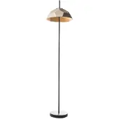 STONES Stehleuchte "Egg", modernes Design, taubengrauer Schirm aus Recyclingkarton und schwarzes Metallgestell, Höhe 160 cm – Egg Lighting