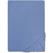CloudComfort Basic Spannbettlaken Jersey-Stretch blau 180 x 200 - 200 x 200 cm