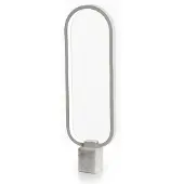 STONES Naos LED-Tischleuchte mit weißem Metallschirm und -gestell, edlem Marmorsockel, 3000K-Licht, elegantem Design – Naos