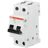 ABB S202M-K63 Sicherungsautomat K-Char., 10 kA, 63 A, 2P 2CDS272001R0607