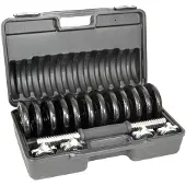 EB Fit 15-kg-Gusseisenhantel (2 x 7,5 kg) im -Koffer