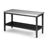 HBM Arbeitstisch Edelstahl 152 cm