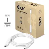 Club 3D CLUB3D USB C auf HDMI 2.0 UHD Kabel Aktiv 1.8M, 1,8 m, USB C, HDMI Typ A (Standard), Stecker, Stecker, Gerade