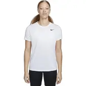 Nike Damen T-Shirt Dri-FIT Tee DX0687-100 XXL - White/Black - XXL