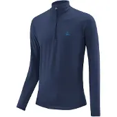 Löffler - Midlayer Transtex - Fleecepullover Gr 58 blau