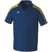 Erima Herren EVO STAR Poloshirt 1112409 S - New Navy/Lime - S