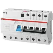 ABB DS204A-K25/0.03 FI/LS-Kombination 6kA, 4P, Typ A, K 25A, 30mA 2CSR254101R1257