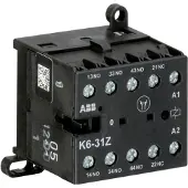 ABB K6-31Z-84 Kleinhilfsschütz, 110-127 V 40-450 Hz GJH1211001R8314