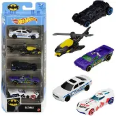 Hot Wheels - DC Batman Die-Cast Fahrzeuge 5er-Pack