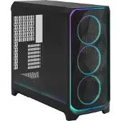 Fractal Design Meshify 3 XL, PC, Schwarz, ATX, EATX, ITX, micro ATX, SSI CEB, SSI EEB, Stahl, Gehärtetes Glas, Gaming, Multi