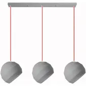 Toolight Pendellampe App384-3Cpr Dreifach 3-Lichtquelle E27 25X70X20,5Cm Einstellbar