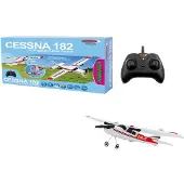 Jamara RC-Flugzeug "Cessna 182, 2,4GHz", weiß, Fernlenkfahrzeuge, KinderB:38,5cm H:7cm T:31cm, Kunststoff, RC-Flugzeug, B:38,5cm H:7cm T:31cm