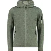 CMP KID G Fleece Jacket FIX Hood avocado-pistacchio (10FV) 128