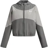 Under Armour Rival Woven HD Jacket green white (709) S