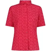 CMP Druck Stretch-Bluse mit 3/4-Ärmeln für Damen