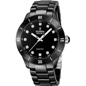 Festina Damen Armbanduhr F20723/2 Ceramic schwarz