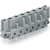 Wago 232-738/047-000 THT-Federleiste,gerade,Rastermaß 7,5 mm,grau 232738047000 - 25 Stück