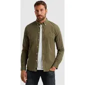 PME Legend Langarmhemd , Herren, Gr. 3XL, N-Gr, grün (dusty olive), Web, Obermaterial: 97% Baumwolle, 3% Elasthan, unifarben, regular fit normal, Manschette, Hemden Langarmhemd, mit Manschetten