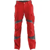Kübler Hose ACTIVIQ cotton+ HIGH PSA 2 mittelrot/anthrazit 27