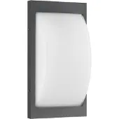 LCD LED-Außenwandleuchte 069LEDSEN, graphit, Sensor