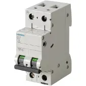 Siemens 5SL4201-8 Leitungsschutzschalter 400V 10kA, 2-polig, D, 1A 5SL42018