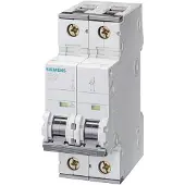 Siemens SIEM 5SY7202-7 Leitungsschutzschalter 400V 15kA, 2pol. C, 2A