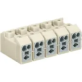 Wago 272-754/100-000 Netzanschlussklemme,Drücker extern,mit Rastfüßen,weiß 272754100000 - 500 Stück