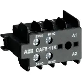 ABB CAF6-11K Hilfskontaktblock 1S/1Ö, für K6, KC6 Kleinhilfsschütze GJL1201330R0001 CAF611K