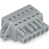 Wago 231-115/027-000 1-Leiter-Federleiste,CAGE CLAMP,2,5 mm2,grau 231115027000 - 25 Stück