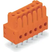 Wago 734-503 THT-Federleiste,gerade,Rastermaß 3,81 mm,orange 734503 - 200 Stück