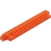 Wago 232-280/031-000 THT-Federleiste,abgewinkelt,Rastermaß 5,08 mm,orange 232280031000 - 10 Stück